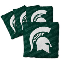 Michigan State Spartans Cornhole Bags  4 Pack - Green