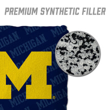 Michigan Wolverines Cornhole Bags 4 Pack - Blue