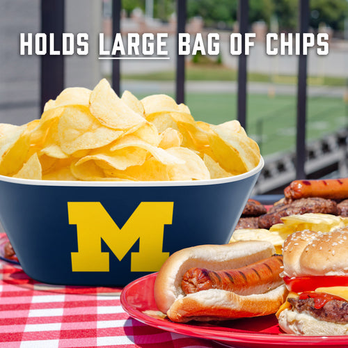 Michigan Wolverines Large Party Bowl