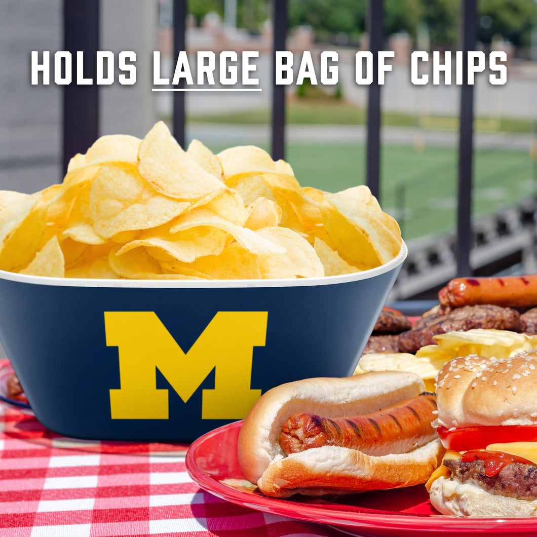 Michigan Wolverines Large Party Bowl