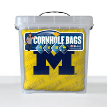 Michigan Wolverines Cornhole Bags 4 Pack - Yellow