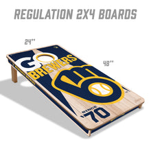 Milwaukee Brewers 2'x4' Cornhole Game with Bags