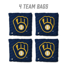 Milwaukee Brewers Cornhole Bags - 4 Pack - Blue