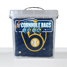 Milwaukee Brewers Cornhole Bags - 4 Pack - Blue