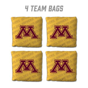 Minnesota Golden Gophers Cornhole Bags  4 Pack - Yellow