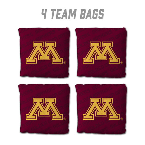 Minnesota Golden Gophers Cornhole Bags  4 Pack - Maroon