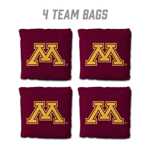 Minnesota Golden Gophers Cornhole Bags  4 Pack - Maroon