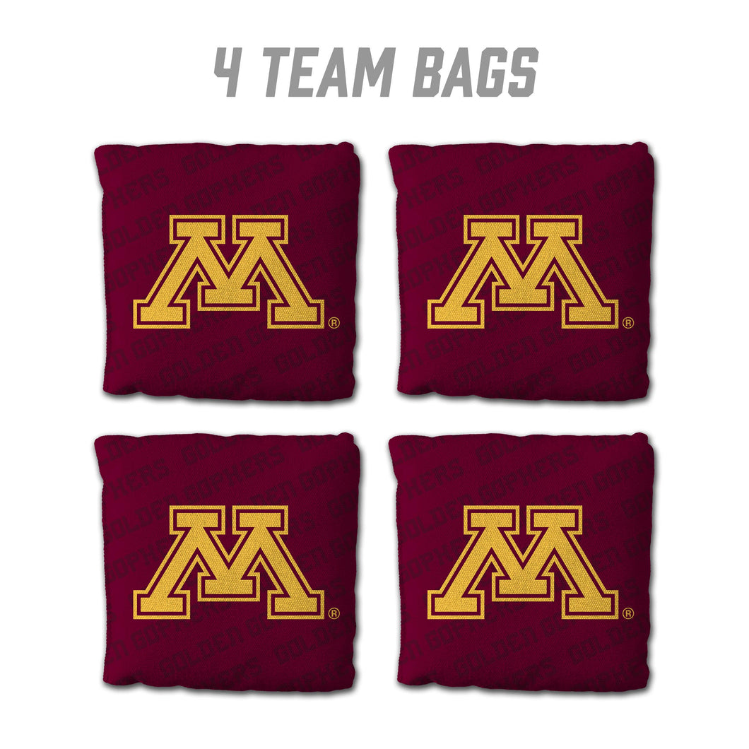Minnesota Golden Gophers Cornhole Bags  4 Pack - Maroon