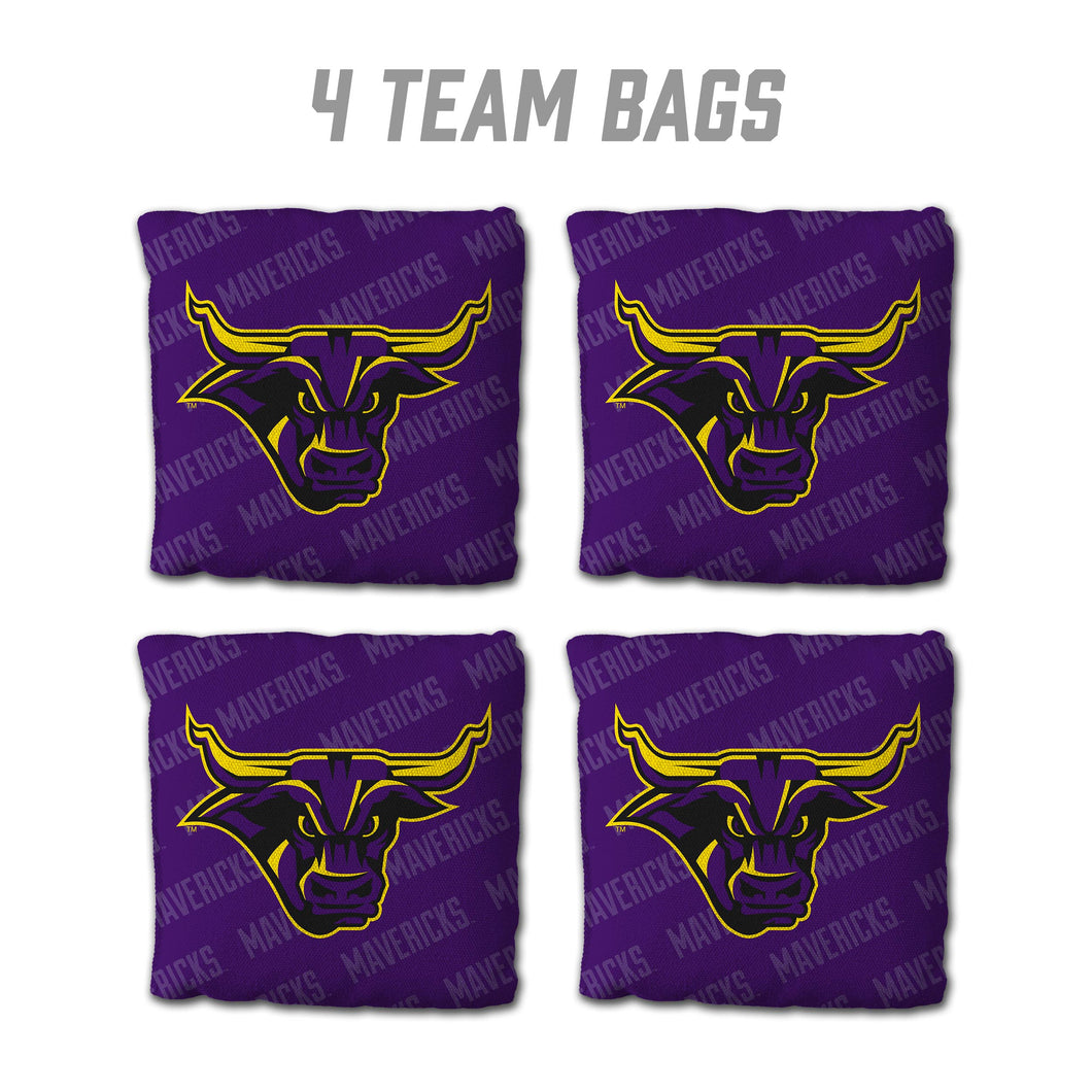 Minnesota State Mavericks Cornhole Bags  4 Pack - Purple