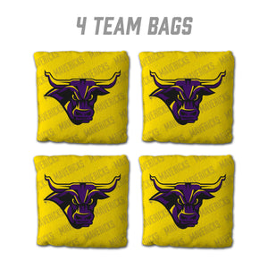 Minnesota State Mavericks Cornhole Bags 4 Pack - Yellow