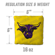Minnesota State Mavericks Cornhole Bags 4 Pack - Yellow