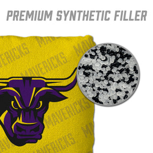 Minnesota State Mavericks Cornhole Bags 4 Pack - Yellow