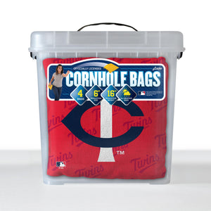 Minnesota Twins Cornhole Bags - 4 Pack - Red