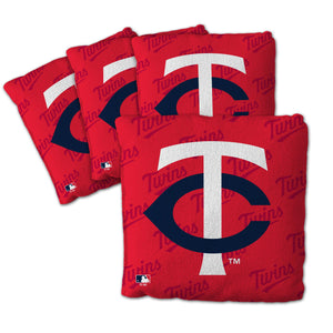 Minnesota Twins Cornhole Bags - 4 Pack - Red