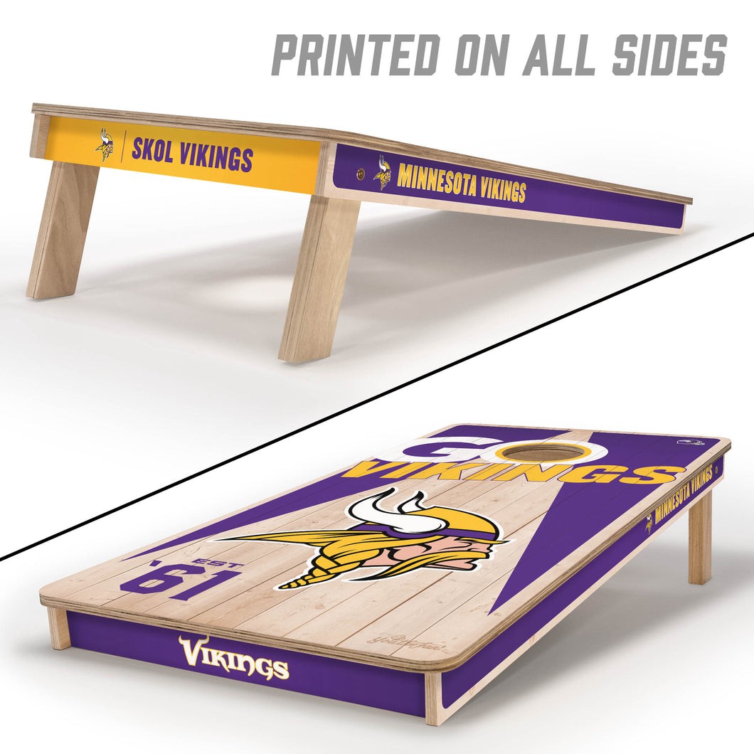 Minnesota Vikings 2'x4' Cornhole Game with Bags