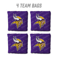 Minnesota Vikings Cornhole Bags 4 Pack - Purple
