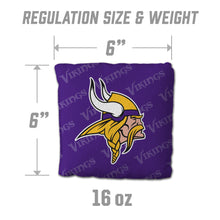 Minnesota Vikings Cornhole Bags 4 Pack - Purple