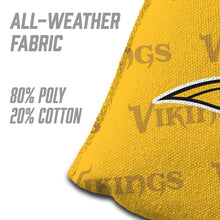 Minnesota Vikings Cornhole Bags 4 Pack - Yellow