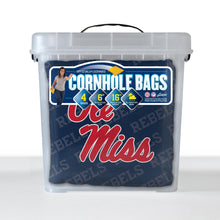 Mississippi Rebels Cornhole Bags  4 Pack - Blue
