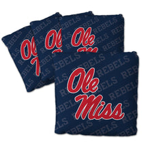 Mississippi Rebels Cornhole Bags  4 Pack - Blue