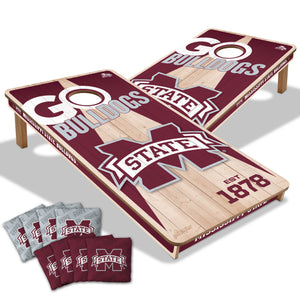 Mississippi State Bulldogs 2'x4' Cornhole Game with Bags