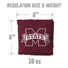 Mississippi State Bulldogs Cornhole Bags 4 Pack - Maroon