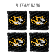 Missouri Tigers Cornhole Bags  4 Pack - Black