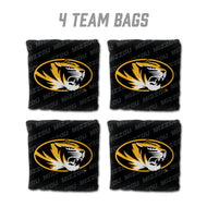 Missouri Tigers Cornhole Bags  4 Pack - Black