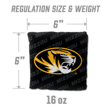 Missouri Tigers Cornhole Bags  4 Pack - Black