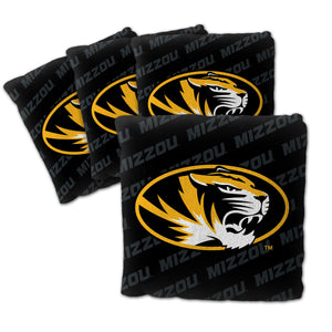 Missouri Tigers Cornhole Bags  4 Pack - Black
