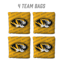 Missouri Tigers Cornhole Bags  4 Pack - Yellow