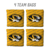 Missouri Tigers Cornhole Bags  4 Pack - Yellow