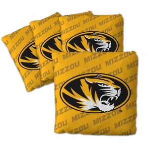 Missouri Tigers Cornhole Bags  4 Pack - Yellow