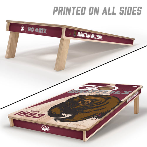 Montana Grizzlies 2'x4' Cornhole Game with Bags