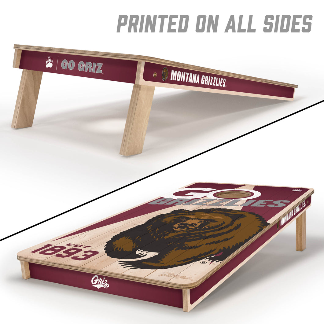 Montana Grizzlies 2'x4' Cornhole Game with Bags
