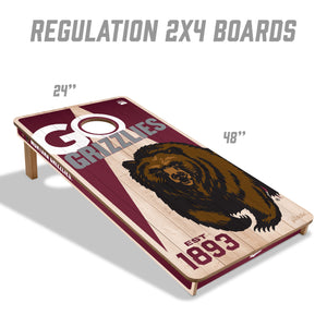 Montana Grizzlies 2'x4' Cornhole Game with Bags