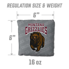 Montana Grizzlies Cornhole Bags  4 Pack - Gray