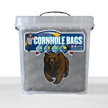 Montana Grizzlies Cornhole Bags  4 Pack - Gray