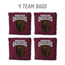 Montana Grizzlies Cornhole Bags  4 Pack - Maroon