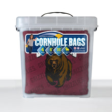 Montana Grizzlies Cornhole Bags  4 Pack - Maroon
