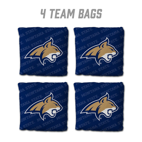 Montana State Bobcats Cornhole Bags 4 Pack - Blue