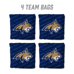 Montana State Bobcats Cornhole Bags 4 Pack - Blue