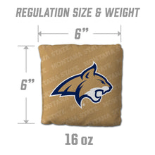 Montana State Bobcats Cornhole Bags 4 Pack - Gold