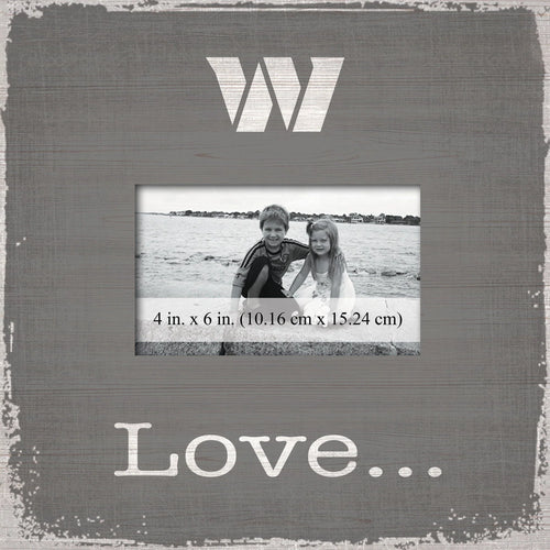 Washington Commanders Love Picture Frame