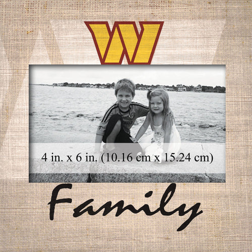 Washington Commanders Family Picture Frame