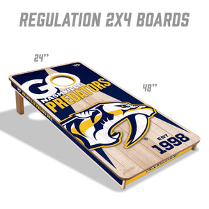 Nashville Predators 2'x4' Cornhole Game with Bags