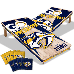 Nashville Predators 2'x4' Cornhole Game with Bags