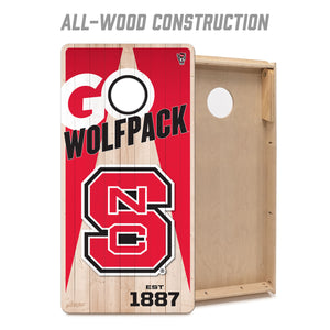 NC State Wolfpack 2'x4' Cornhole Game with Bags