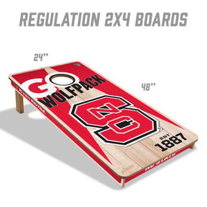 NC State Wolfpack 2'x4' Cornhole Game with Bags