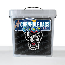 NC State Wolfpack Cornhole Bags 4 Pack - Black